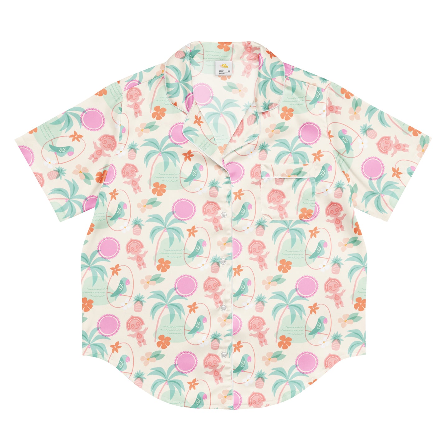Pajama Top in Polynesian Pastel